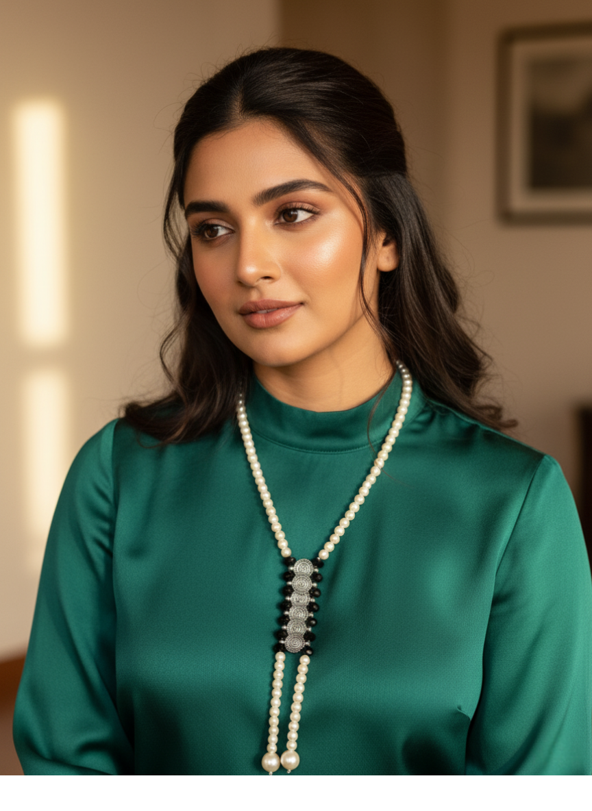 The Heritage Pearl Tassel Necklace